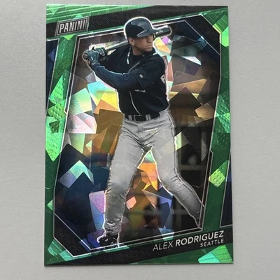 2023 Panini VIP National Gold Pack Alex Rodriguez Seattle Cracked Ice Prizm /99 - Image 1 of 2