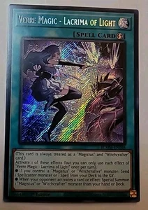 Verre Magic - Lacrima Of Light Yu-Gi-Oh Card No BLMM-EN046 1st Edition - Picture 1 of 1