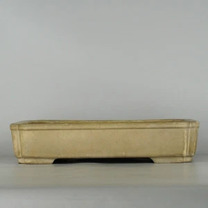 Bonsai Tree Pot Japanese Pottery Glazed Extra Large by Hattori 17x12"/42x31cm - Picture 1 of 15