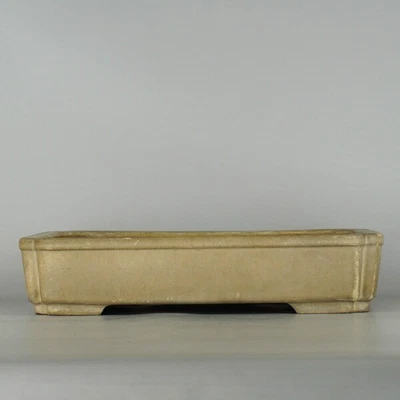 Bonsai Tree Pot Japanese Pottery Glazed Extra Large by Hattori 17x12"/42x31cm - Image 1 of 4