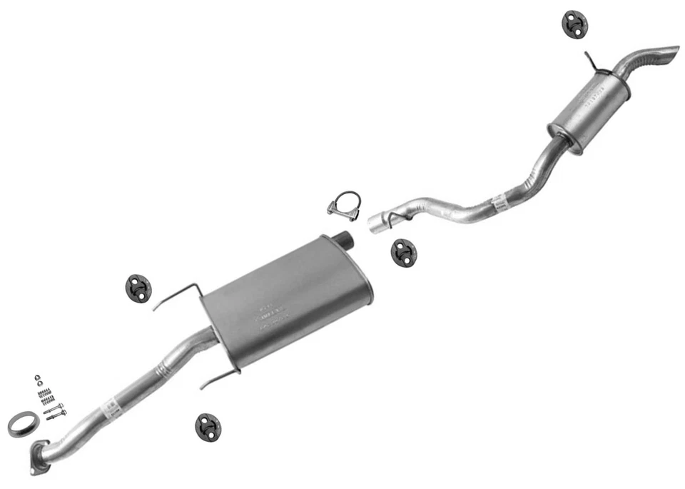 Muffler Resonator Tail Pipe Exhaust System forLexus RX350 10 11 2012 2013 2014 - Image 1 of 4