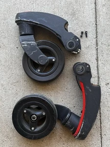 Caster with arms assembly For Quickie Q700m Wheelchair -SPIDERTRAC 2.0 Pair Rear - Picture 1 of 1