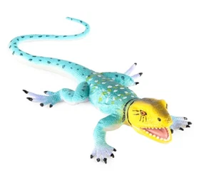 Juguete PVC Lagarto Squamata 17 cm Reptil Camaleón Volantes Animal Figura Regalo para Niños - Imagen 1 de 3