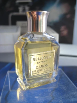 🎁Vintage **PERFUME 1/4 OZ Caron Bellodgia perfume puro Extrait Foto 1 de 3