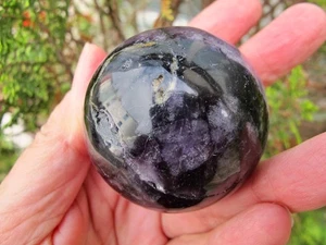 Blue John Fluorit Kristall Natur Kugel Kugel Castleton Derbyshire Treak Cliff - Bild 1 von 24