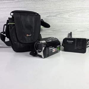 Panasonic Video Camera SDR-H81 Handheld 60GB HDD Camcorder Black Charger Tested - Picture 1 of 12