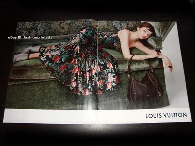 LOUIS VUITTON ANUNCIO IMPRESO 4 páginas otoño 2025 EMMA STONE Ethan James verde Foto 1 de 2