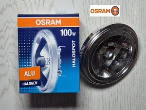 OSRAM Halospot 111 100W Alu G53 WFL 40 Grad Strahler Flood Halogen 41850 - Bild 1 von 6