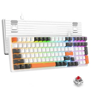 K3 Mechanical Keyboard Ultra Compact Mini FullSize Type C USB Pro Control 10 RGB - Picture 1 of 9