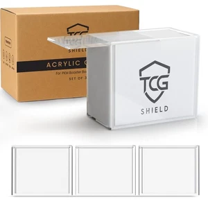 Acryl Vitrine für Booster Box mit Magnetschiebedeckel 5mm + 8mm Clea... - Bild 1 von 7