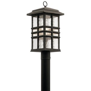 Kichler 49832 Beacon Square 21" Tall Post Light - Bronze - Picture 1 of 3