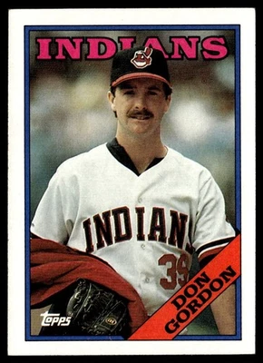 1988 Topps Don Gordon Cleveland Indians #144 - Image 1 of 2
