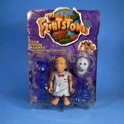 Figura de acción Fillin' Station Barney The Flintstones 1993 Mattel NUEVO Foto 1 de 2