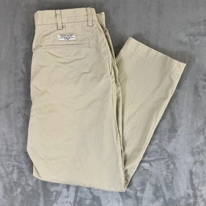 Polo Ralph Lauren Pants Mens 34x30 Khaki Prospect Chino Classic Cotton Twill - Picture 1 of 15