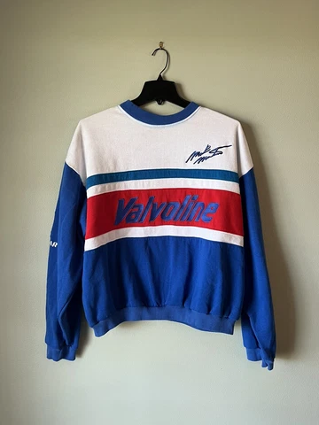 Vintage Mark Martin Valvoline Good Year Jeff Hamilton Crewneck Sweatshirt XL Cover