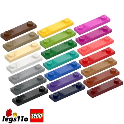 LEGO 92593 / 41740 - Pack of 1x 2x 4x 8x - NEW Tile Plate 1x4 with 2 Studs - image 1 of 3