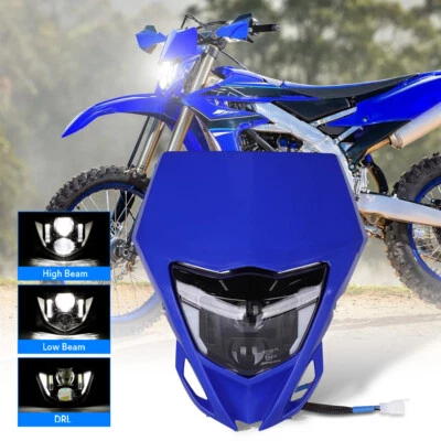 Faro LED Azul Bazel para Yamaha WR250F WR450F 2013 2014 2015 2016 2017-2023  Foto 1 de 4