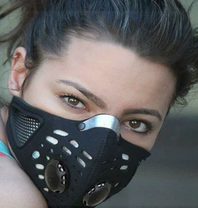 Mascarilla bucal lavable PM2.5 con filtro de carbón activado mascarillas faciales reutilizables EE. UU. - Imagen 1 de 74