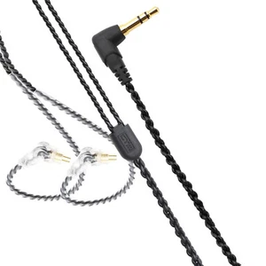 CTM IEM Cable Estándar para Auriculares Negro 2 Pines Conector 60 Pulgadas 152cm - Imagen 1 de 7