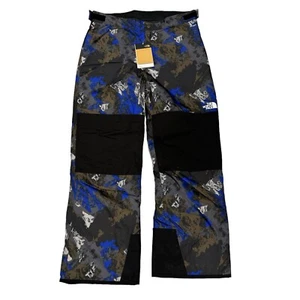 The North Face Freedom Insulated Ski Pants Mountain Blue Youth XXL 34”X 29” NEW - Picture 1 of 9