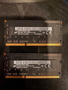 Apple 8GB 2x4GB kit Micron 1866MHz DDR3L 14900S - Picture 1 of 1