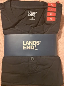 Land's End Men's Lounge Set Size XL Rich Red/Black Buffalo Check NEW in Package - Picture 1 of 4