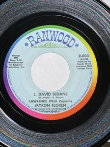 LAWRENCE WELK PRESENTS MYRON FLOREN 45 L. David Sloane / Valley Of The Dolls - Picture 1 of 2