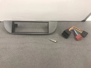 Fiat 500 Aftermarket Car radio Facia Converter adaptador Trim + Kit de cableado - Imagen 1 de 1