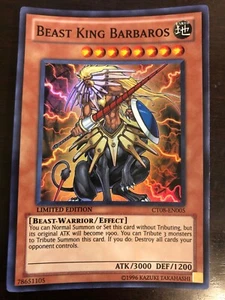 Beast King Barbaros CT08-EN005 YuGiOh SUPER RARE Limited Ed 2011 Collector NM x1 - Picture 1 of 2
