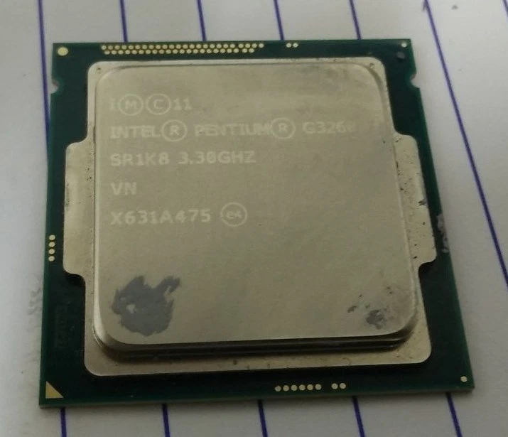 Intel G3260 SR1K8 Dual-Core 3.3Ghz 3MB LGA1150 CPU Processor - Image 1 of 1