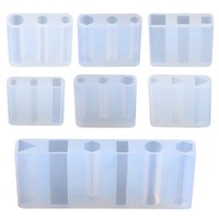 7-IN-1 GRAPHITE MOLDS TRADITIONAL STYLE 7 DIFFERENT GOLD//SILVER INGOTS ON CUBE