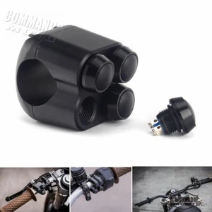 4 Button Handlebar Switch Hand Control Momentary Switch For Harley Dyna 7/8" Bar - Picture 1 of 8