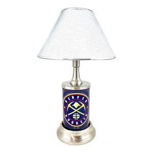 Denver Basketball Metal License Plate Handmade Sport Table Lamp Best Gift - Picture 1 of 2