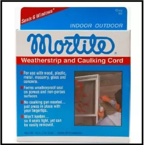 Mortite 19 Oz. X 90 Ft. Grey Weatherstrip and Caulking Cord - Picture 1 of 3