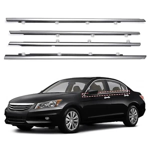 Window Molding Trim for Honda Accord 2008-2012,4-Door Sedan,Chrome Outside Do... - Picture 1 of 7