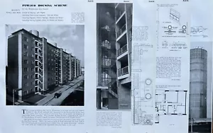 Powell & Moya - Pimlico Housing Scheme - 1951 Press Cutting 524 - Picture 1 of 11