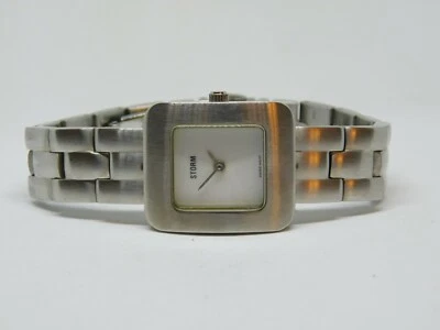 Storm Odessy Reloj Cuadrado Todo Acero Inoxidable Cuarzo Analógico Damas Foto 1 de 4