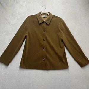 Giacca donna Briggs stile scamosciato con bottoni taglia media marrone - Foto 1 di 6