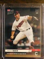 2019 Topps Now #43 Trevor Bauer Cleveland Indians