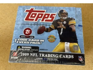 Topps Football Jumbo Hobby Box 2009 - 10 paquetes con 50 tarjetas por paquete - Imagen 1 de 1
