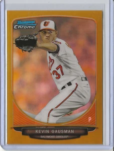 2012 Bowman Chrome Gold Kevin Gausman RC  TP-8 15/50 - Picture 1 of 2