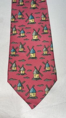 Cravatta Hermès Paris 100% seta - Imagen 1 de 4