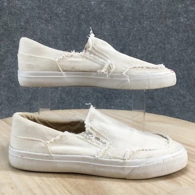 Zapatos Lucky Brand para mujer 9 M Daphodil informales sin cordones mocasín de tela blanca Foto 1 de 4