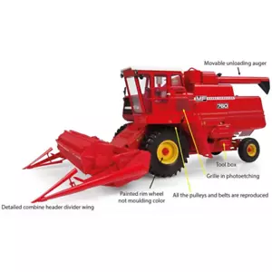 Universal Hobbies 1:32 Scale Massey Ferguson 760 Combine - Picture 1 of 9