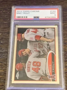 2012 TOPPS CHROM MIKE FORELLE #144 ENGEL BEWERTET PSA 9 NEUWERTIG - Bild 1 von 2