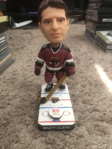 Brett Clark Hershey Bears AHL Hockey NHL Dodge Promo Bobblehead Hockey Collectib Cover