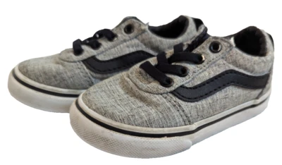 Zapatilla deportiva sin cordones Vans Ward gris de lona 721356 niño pequeño talla 6 Foto 1 de 4