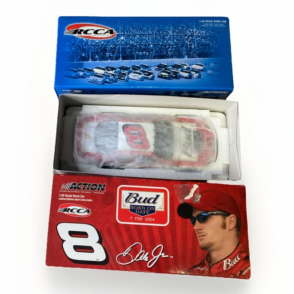 🔥1:32 ACTION RCCA 2004 #8 BUD MONTE CARLO SS 1 Of 408 DALE EARNHARDT JR NIB - Image 1 of 4