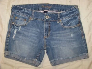 Amethyst Distressed Denim Jeans Shorts - Jrs. 11 - Picture 1 of 7