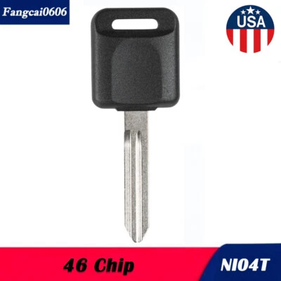 Transponder Ignition 46 Chip Key Uncut Blade for 2004-2007 Infiniti QX56 / 350Z Foto 1 de 4
